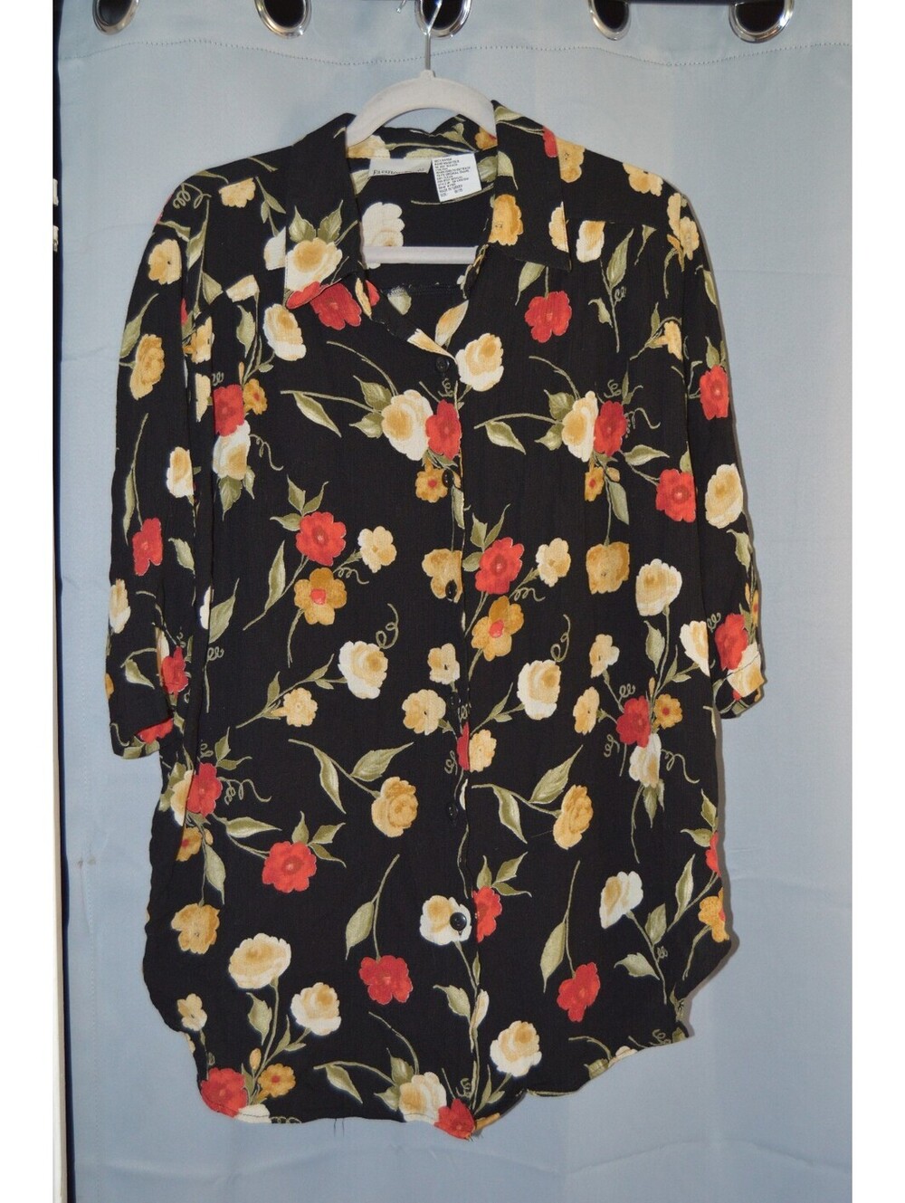 Fashion Bug black floral blouse
